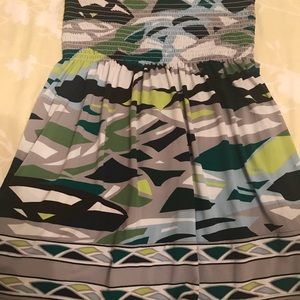 BCBG MAXAZRIA Strapless Swing top